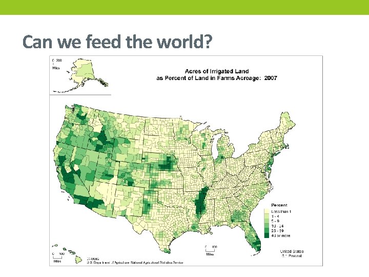 Can we feed the world? 
