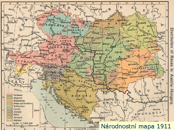 Národnostní mapa 1911 