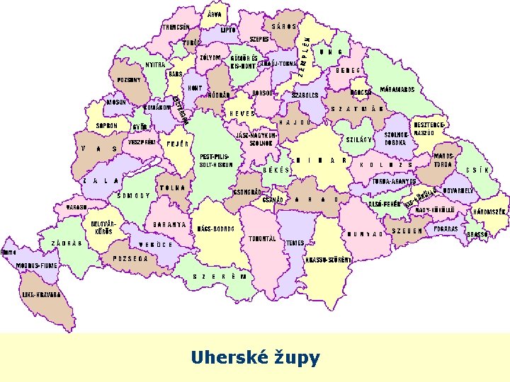 Uherské župy 