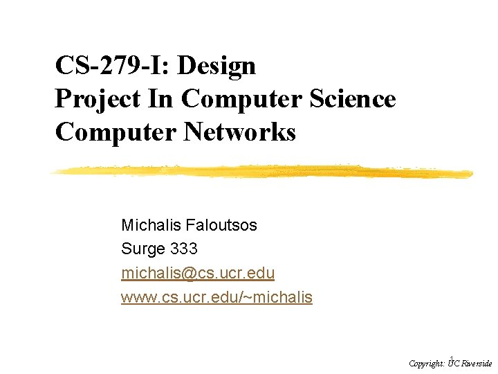 CS279 I Design Project In Computer Science Computer