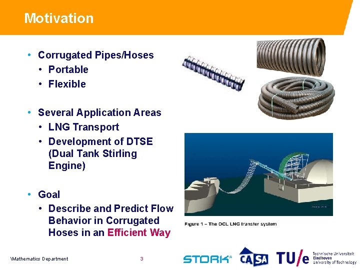 Motivation • Corrugated Pipes/Hoses • Portable • Flexible • Several Application Areas • LNG