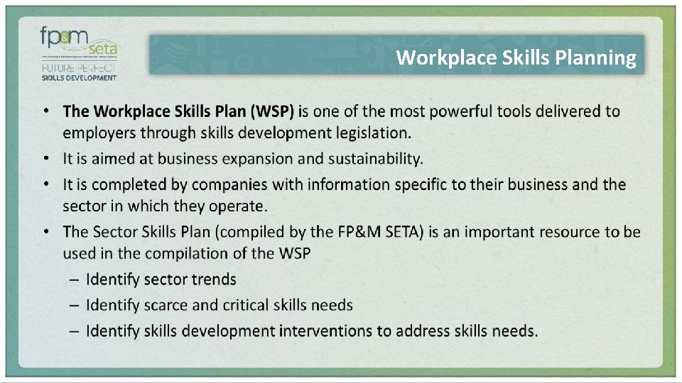 Workplace Skills Planning 