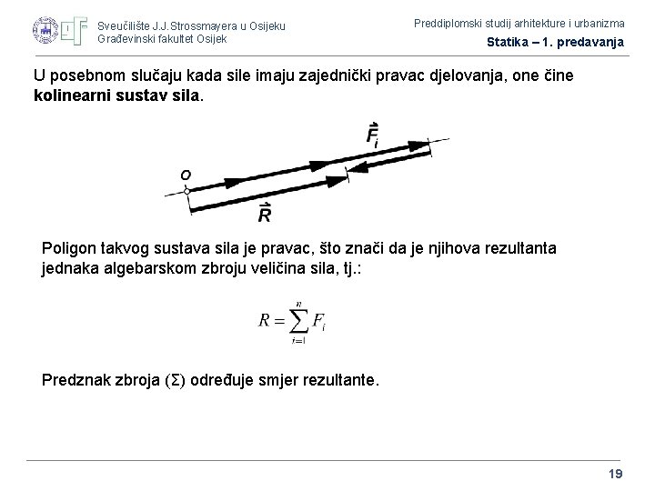 Sveučilište J. J. Strossmayera u Osijeku Građevinski fakultet Osijek Preddiplomski studij arhitekture i urbanizma