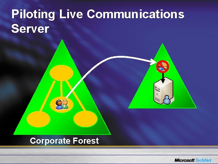 Piloting Live Communications Server Corporate Forest 