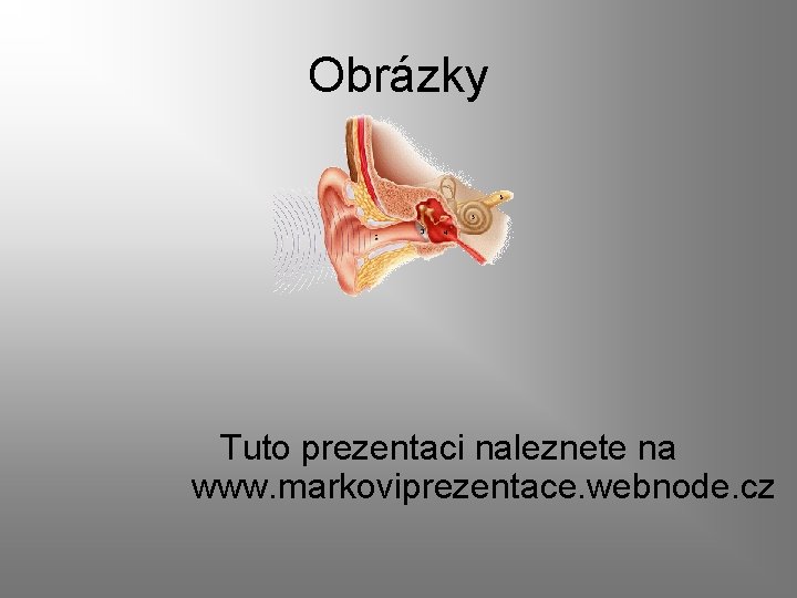 Obrázky Tuto prezentaci naleznete na www. markoviprezentace. webnode. cz 