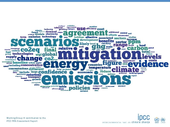 Working Group III contribution to the IPCC Fifth Assessment Report 