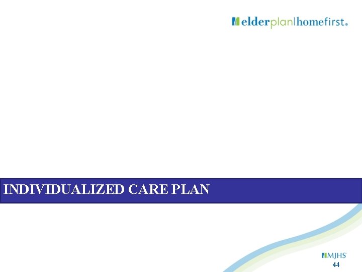 INDIVIDUALIZED CARE PLAN 44 