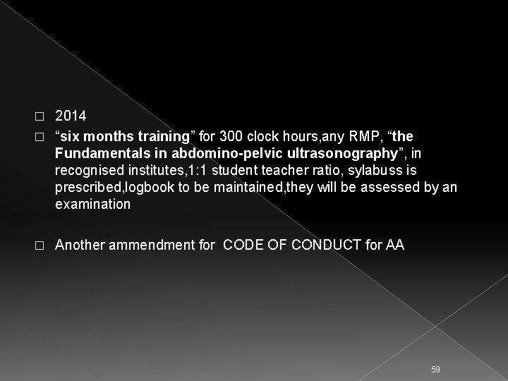 2014 � “six months training” for 300 clock hours, any RMP, “the Fundamentals in
