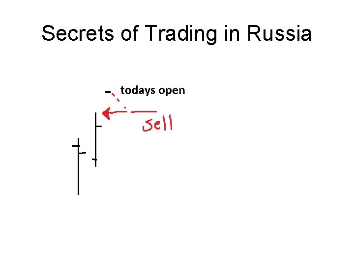 Secrets of Trading in Russia Secrets of Trading in Russia