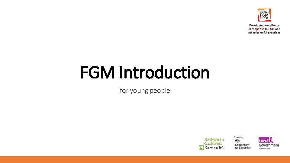 FGM Introduction for young people 