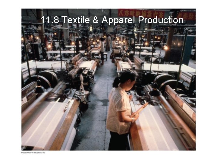 11. 8 Textile & Apparel Production 