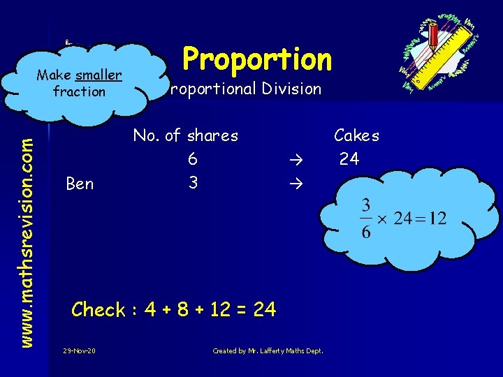 www. mathsrevision. com Are we Make smaller expecting fraction Level 4+ more or less