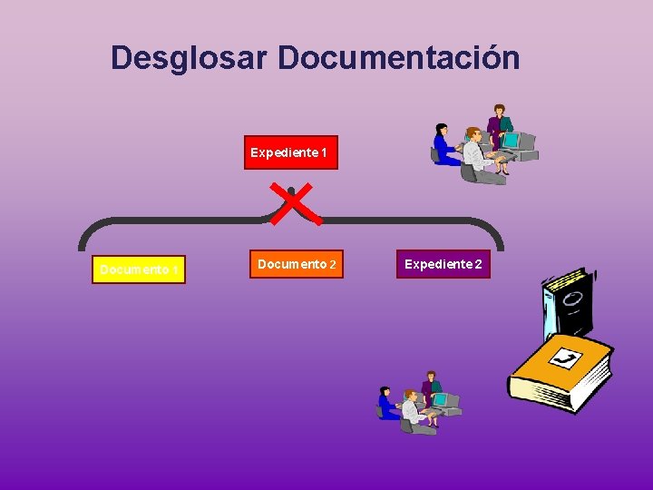 Desglosar Documentación Expediente 1 Documento 2 Expediente 2 