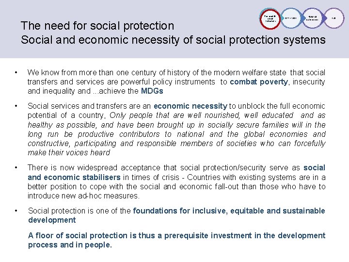 Social Protection a mechanism for inclusive development EUAfrica