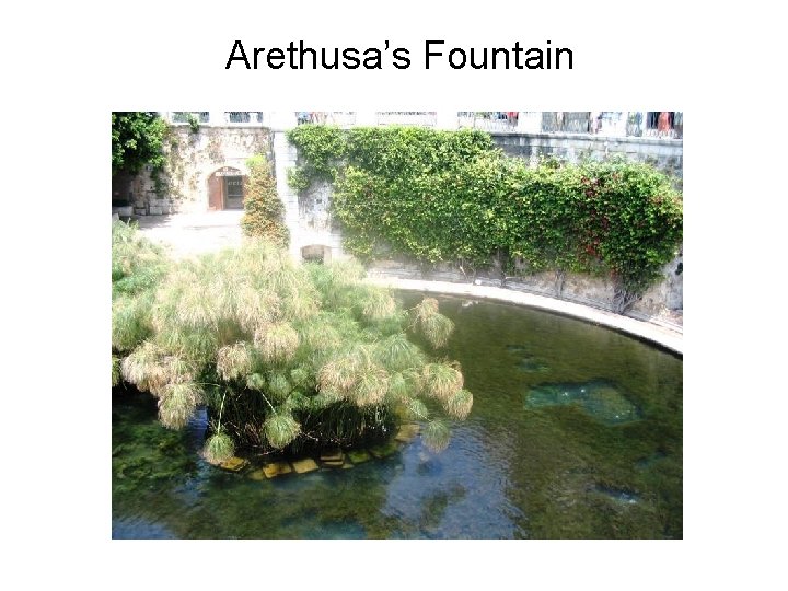 Arethusa’s Fountain 