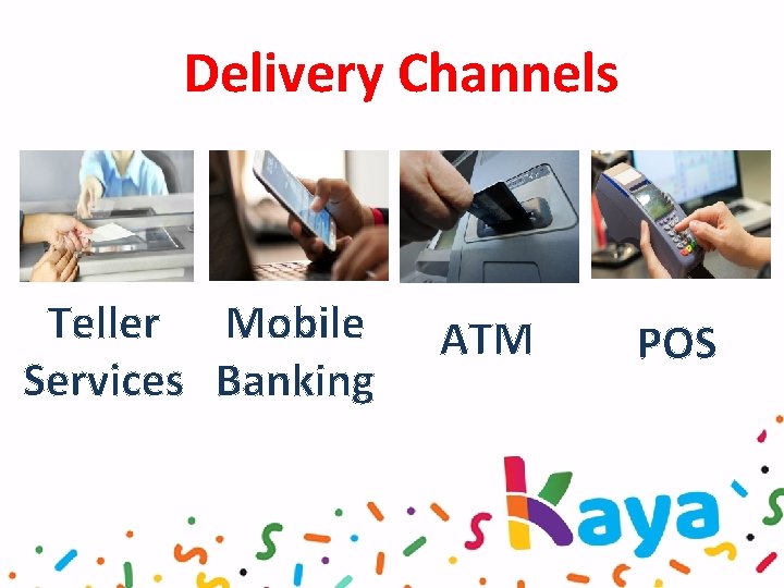 Delivery Channels Teller Mobile Services Banking ATM POS 