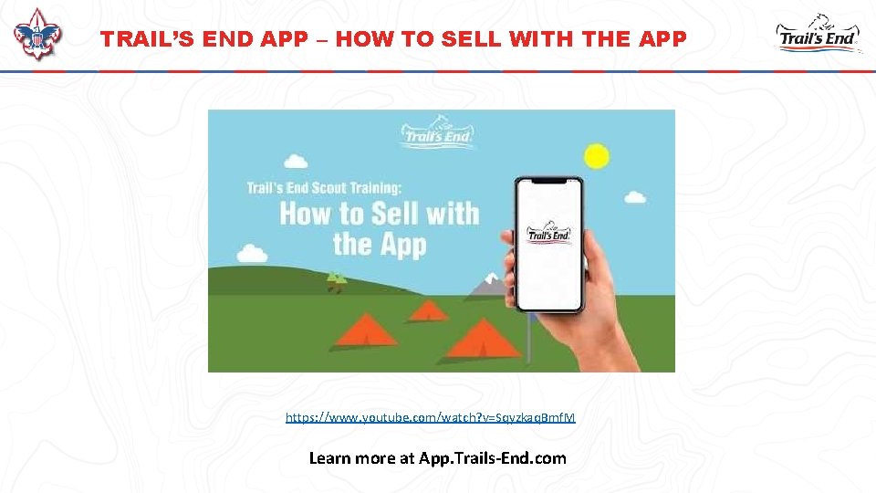 TRAIL’S END APP – HOW TO SELL WITH THE APP https: //www. youtube. com/watch?