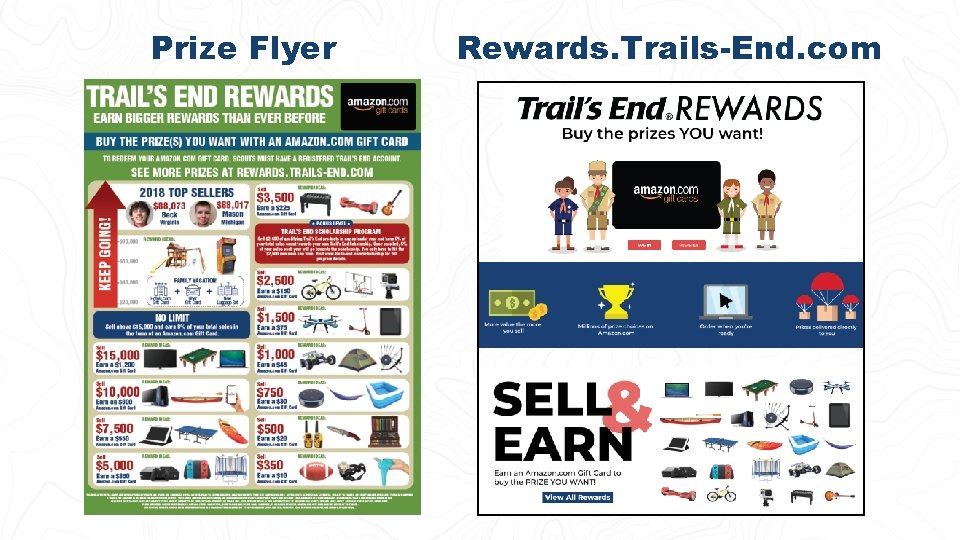 Prize Flyer Rewards. Trails-End. com 