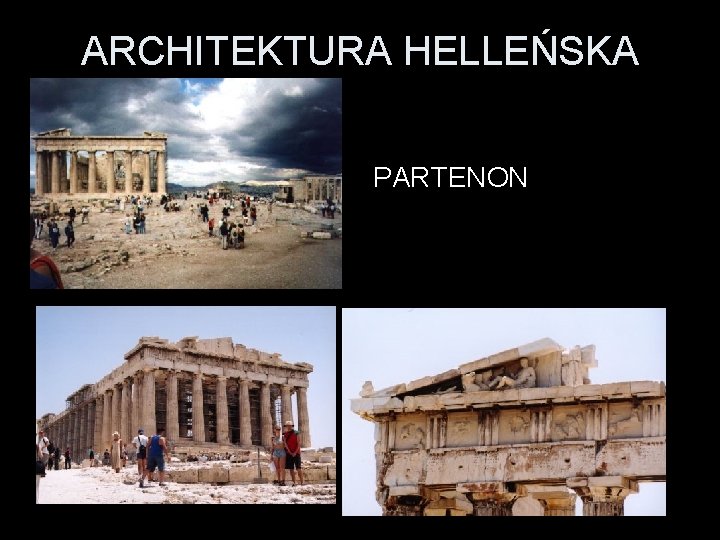 ARCHITEKTURA HELLEŃSKA PARTENON 