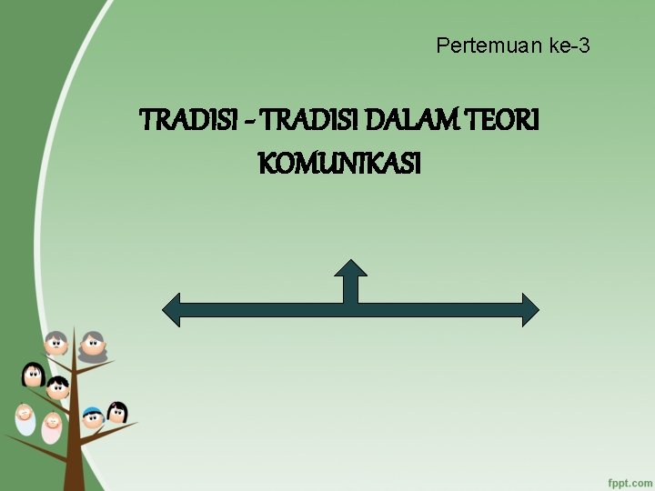 Pertemuan ke-3 TRADISI - TRADISI DALAM TEORI KOMUNIKASI 