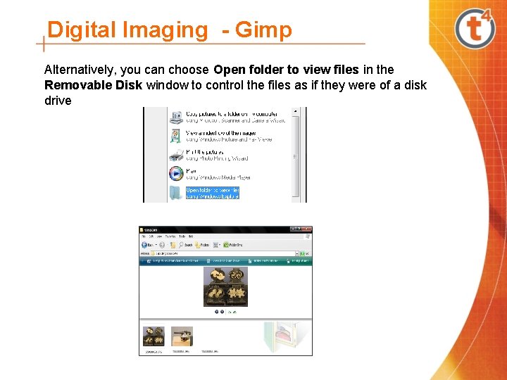 Digital Imaging - Gimp Alternatively, you can choose Open folder to view files in