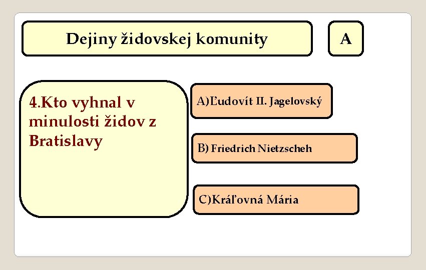 Dejiny židovskej komunity 4. Kto vyhnal v minulosti židov z Bratislavy A)Ľudovít II. Jagelovský