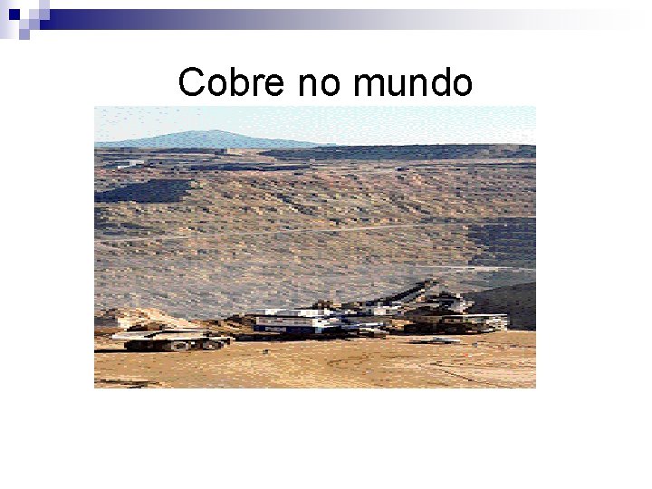 Cobre no mundo 