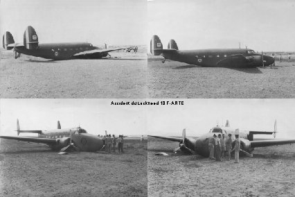 Accident du Lockheed 18 F-ARTE 