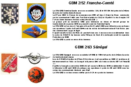GBM 2/52 Franche-Comté Le GBM 2/52 Franche-Comté, avec ses escadrilles SAL 19 et BR