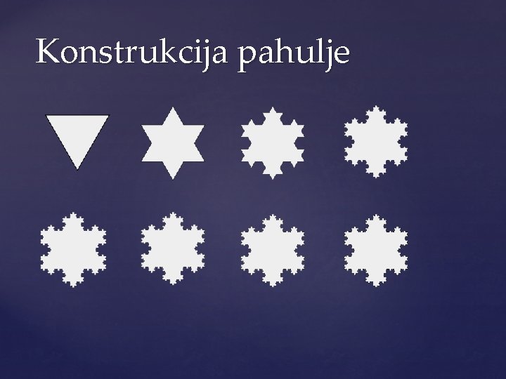 Konstrukcija pahulje Konstrukcija pahulje