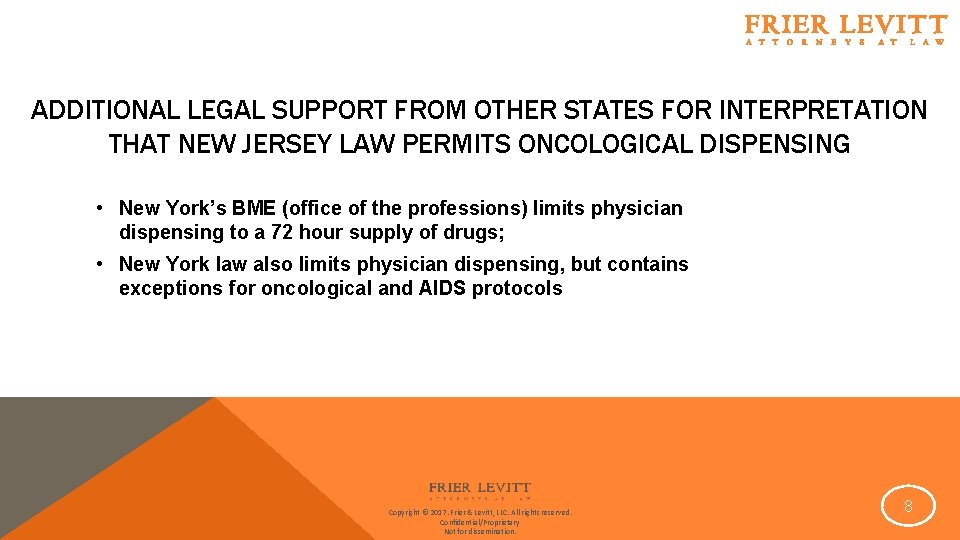 ADDITIONAL LEGAL SUPPORT FROM OTHER STATES FOR INTERPRETATION THAT NEW JERSEY LAW PERMITS ONCOLOGICAL ADDITIONAL LEGAL SUPPORT FROM OTHER STATES FOR INTERPRETATION THAT NEW JERSEY LAW PERMITS ONCOLOGICAL