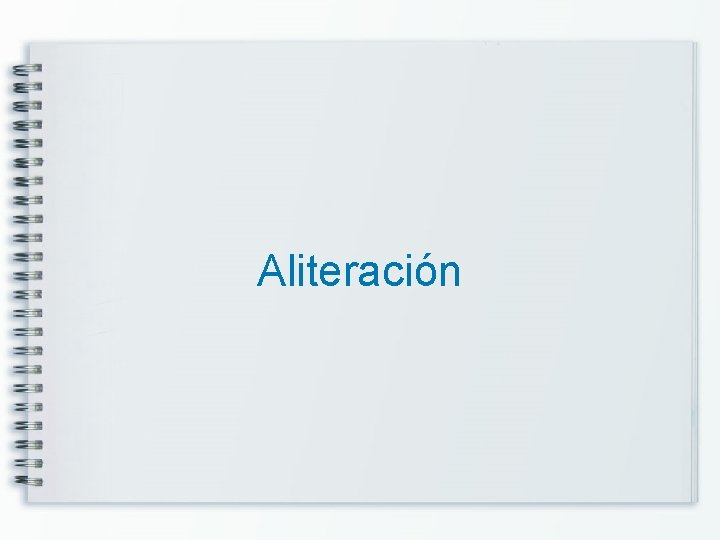 Aliteración 