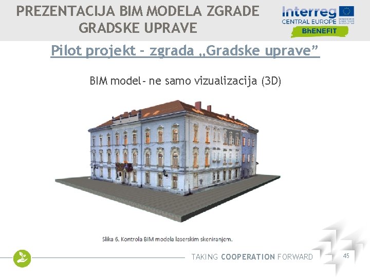 PREZENTACIJA BIM MODELA ZGRADE GRADSKE UPRAVE Pilot projekt - zgrada „Gradske uprave” BIM model-