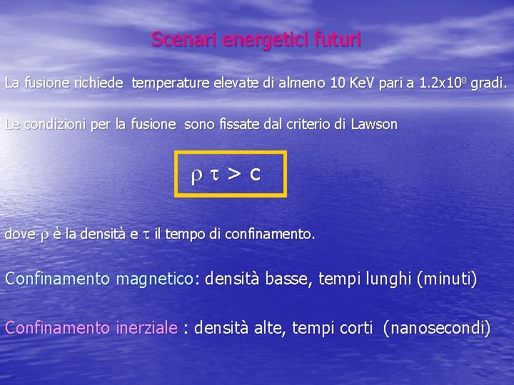 Scenari Futuri Della Energia Nucleare Giorgio Turchetti Il