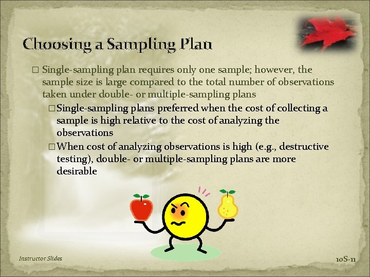 Supplement 10 Acceptance Sampling Mc GrawHillIrwin Copyright 2012
