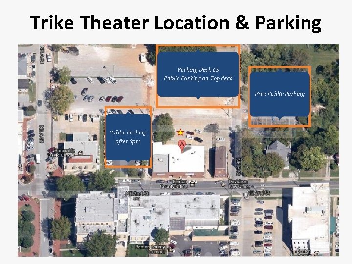 Trike Theater Location & Parking 