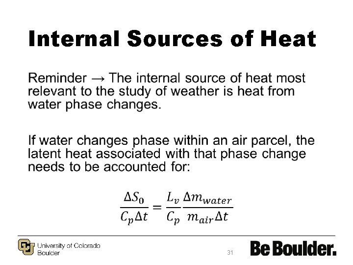Internal Sources of Heat • 31 