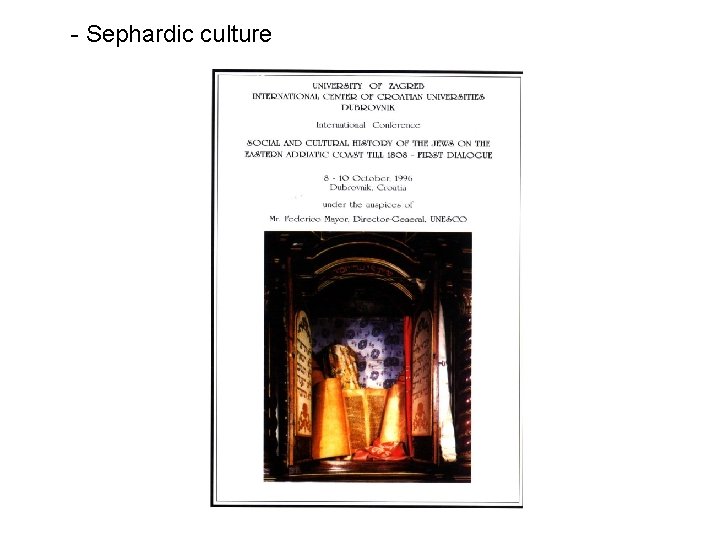 - Sephardic culture 