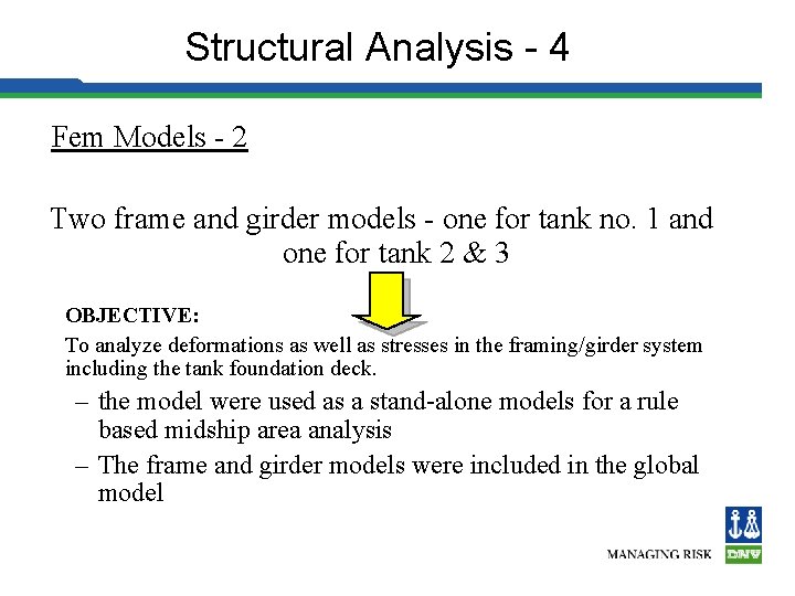 Structural Analysis - 4 Fem Models - 2 Two frame and girder models -