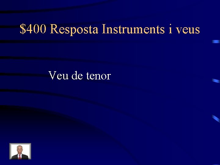 $400 Resposta Instruments i veus Veu de tenor 