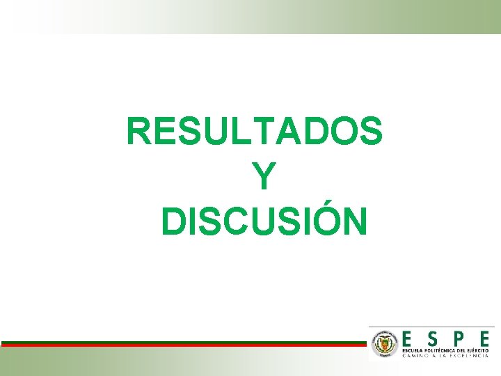 RESULTADOS Y DISCUSIÓN 