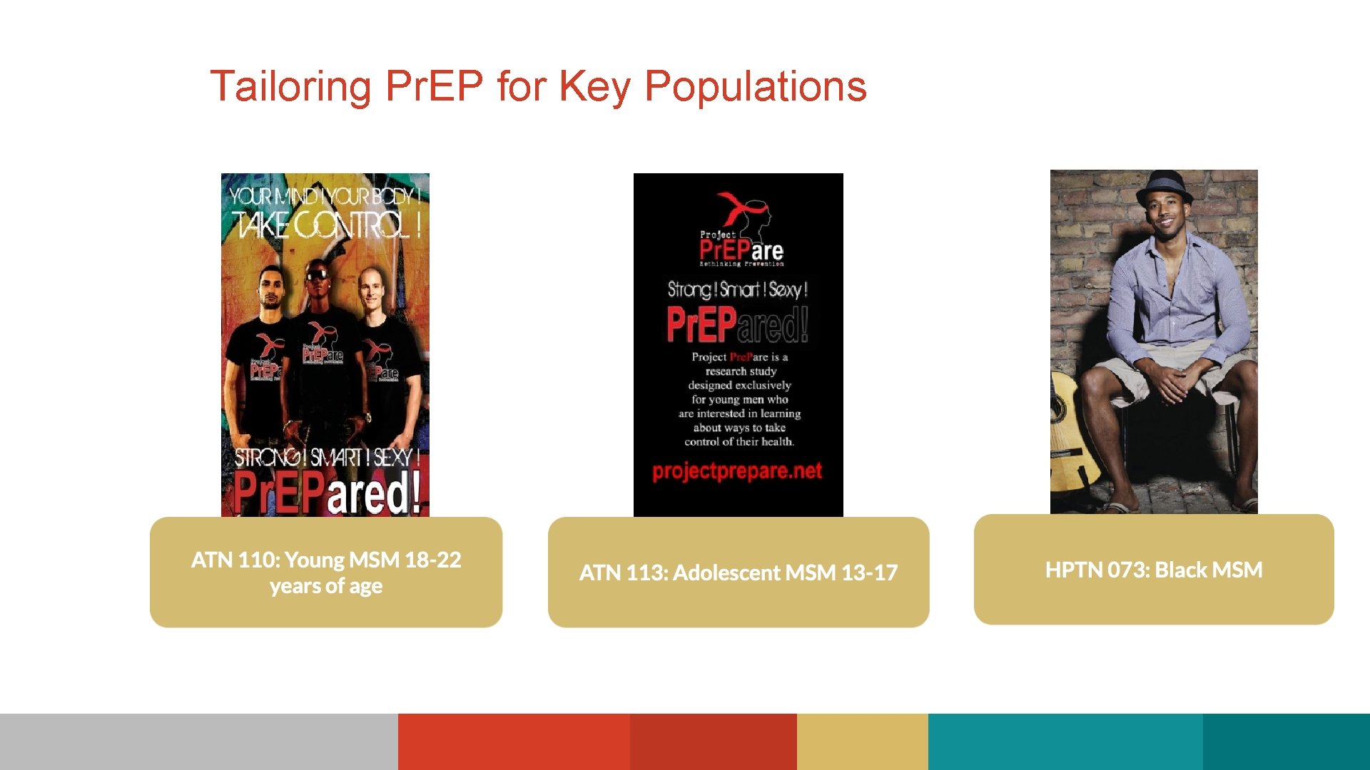 Tailoring Pr. EP for Key Populations 