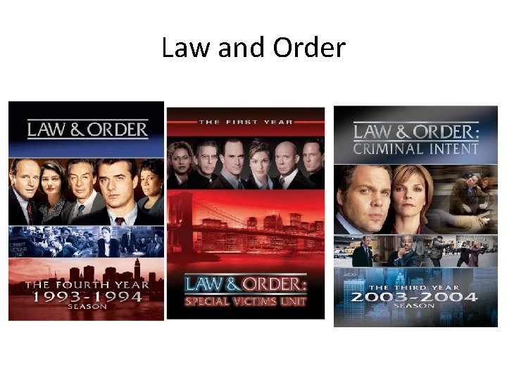Law and Order 