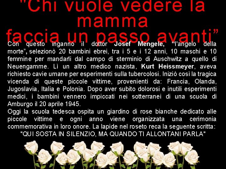 "Chi vuole vedere la mamma faccia un passo avanti” Con questo inganno il dottor "Chi vuole vedere la mamma faccia un passo avanti” Con questo inganno il dottor