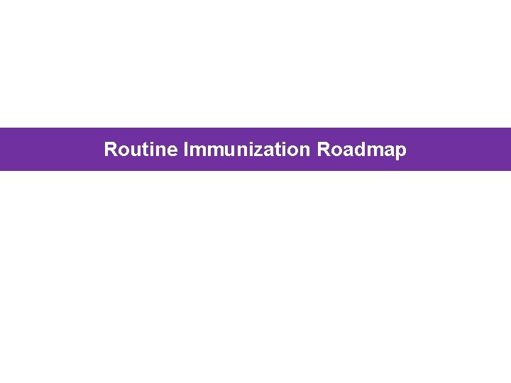 Routine Immunization Roadmap 