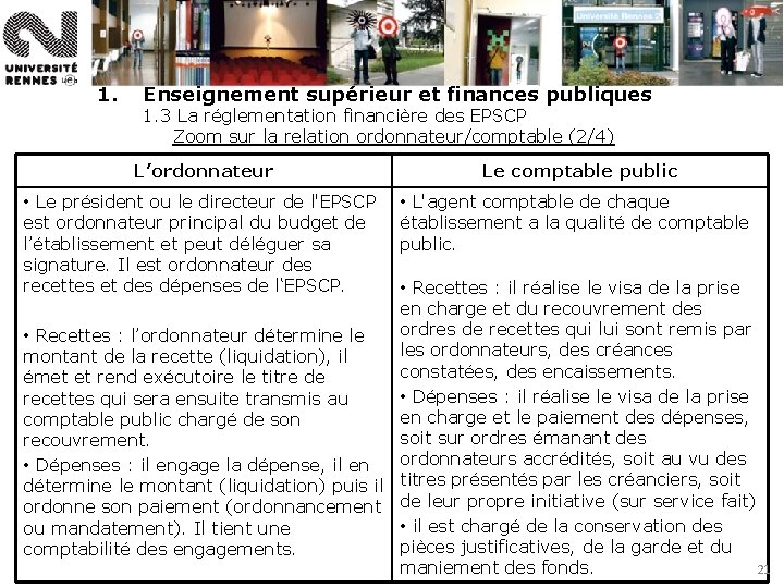 1. Enseignement supérieur et finances publiques 1. 3 La réglementation financière des EPSCP Zoom