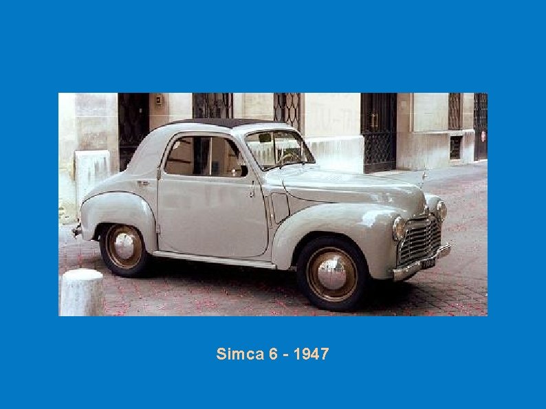 Simca 6 - 1947 