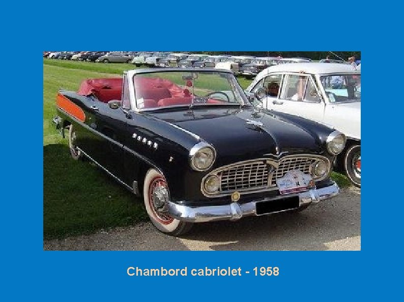 Chambord cabriolet - 1958 