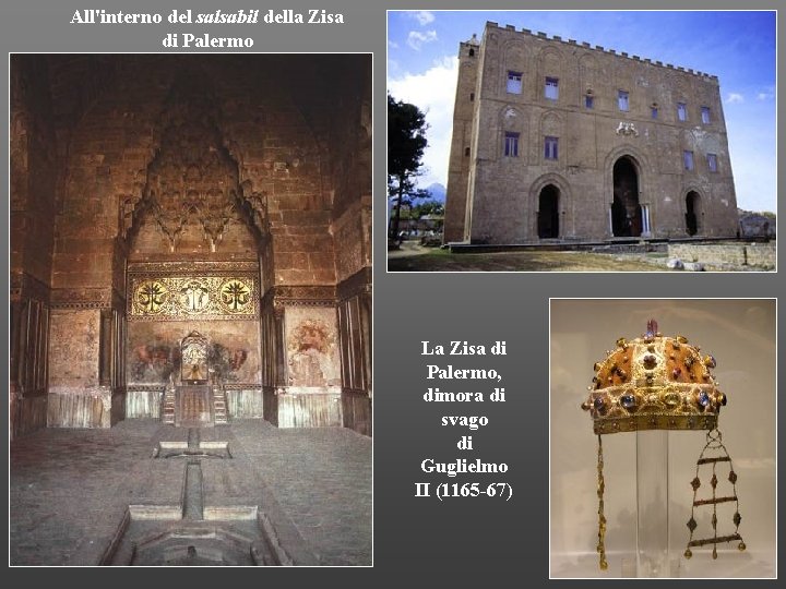 All'interno del salsabil della Zisa di Palermo La Zisa di Palermo, dimora di svago