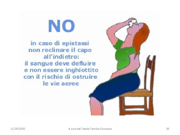 11/29/2020 A cura del Tavolo Tecnico Sicurezza 28 